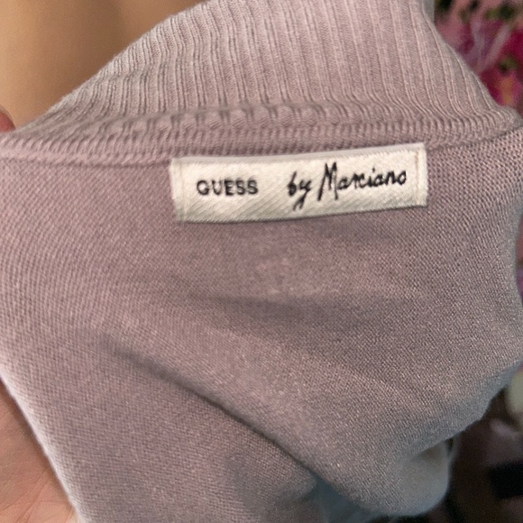 Marciano guess lavender button shrug long sleeve turtleneck Marie Antoinette S - Picture 3 of 5